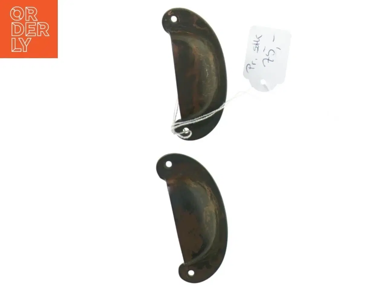Billede 2 - Metal greb til skuffe fra Knager (str. 9 x 3 cm)