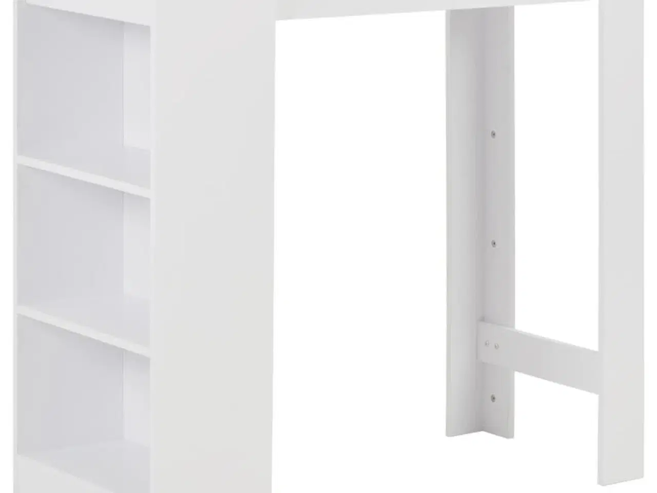 Billede 1 - Barbord med hylde 110x50x103 cm hvid