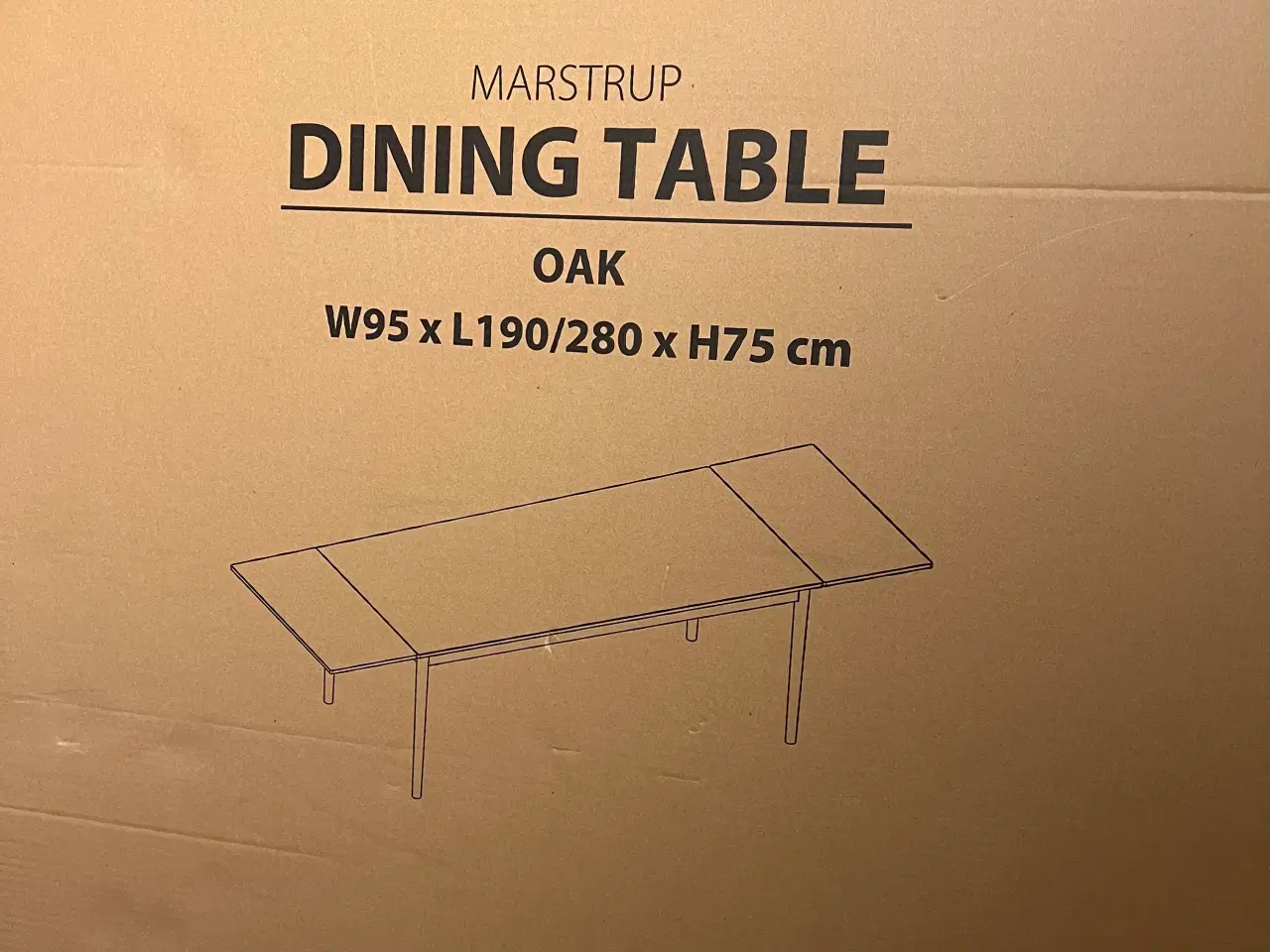 Billede 1 - Spisebord Eg - Marstrup Dinning table