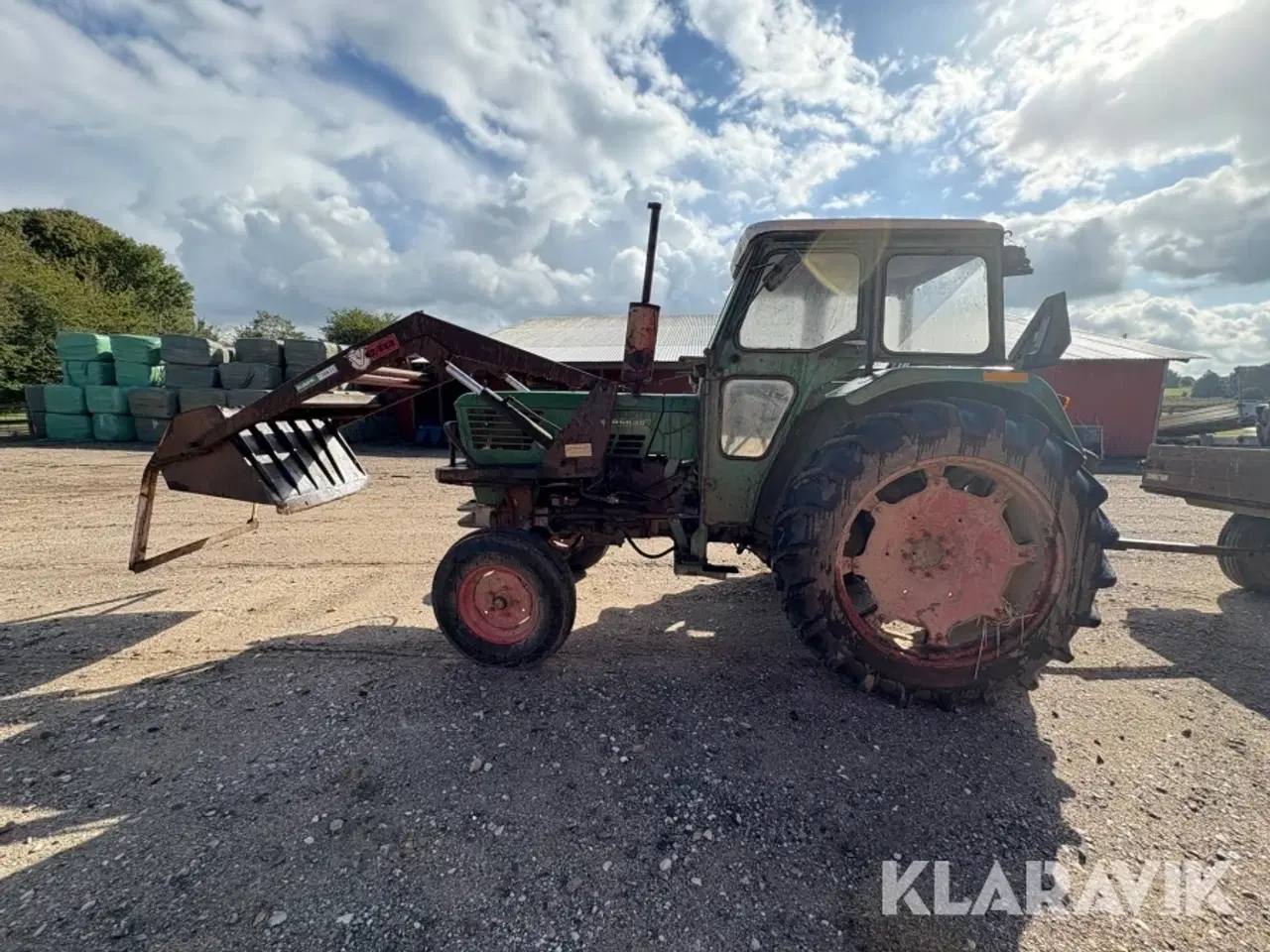 Billede 7 - Traktor Deutz D6006 med anhænger og dæk