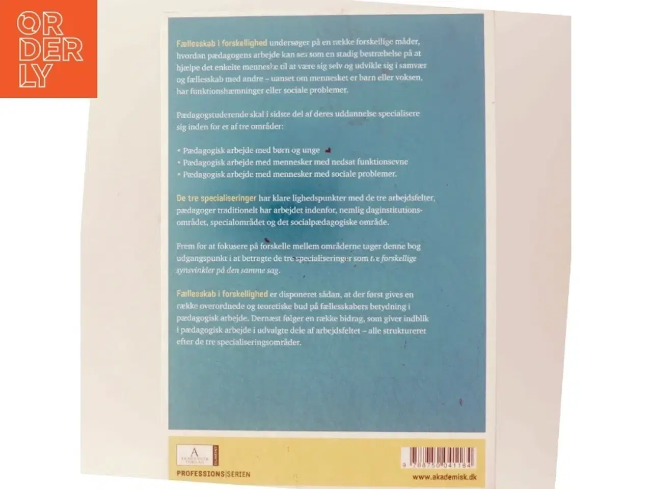 Billede 5 - Fællesskab i forskellighed : specialisering og det fælles i pædagogisk arbejde (Bog)