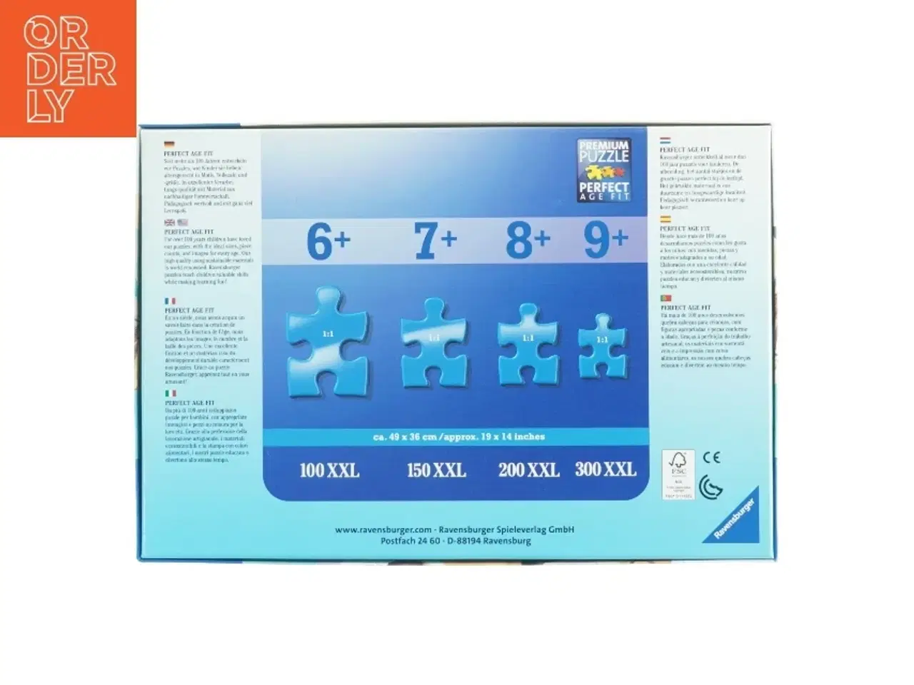 Billede 6 - Spirit / Rider frit Ravensburger puslespil - Spirit Riding Free fra Ravensburger (str. 49 x 36 cm)