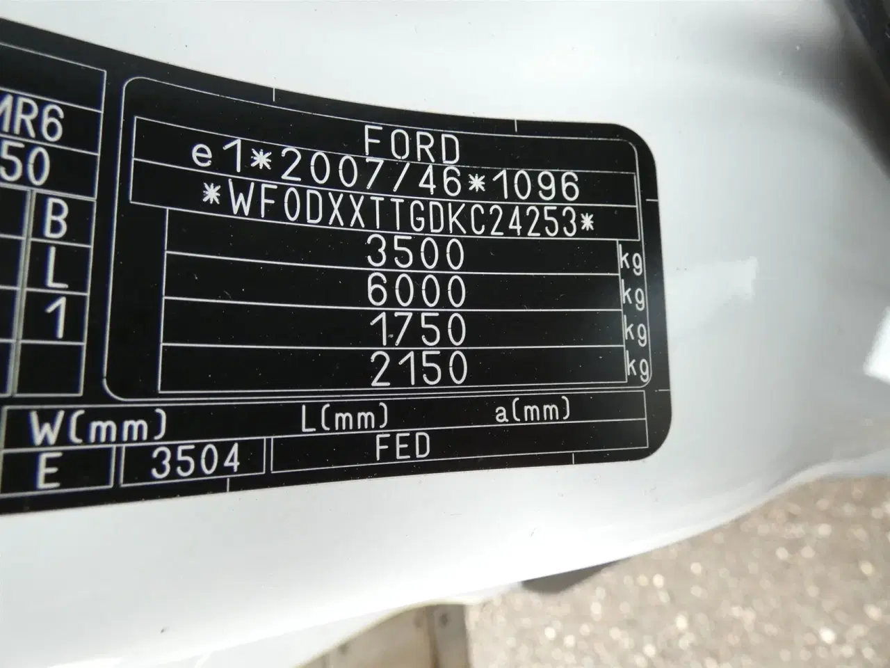 Billede 15 - Ford Transit 350 L2H1 2,0 TDCi Trend RWD 130HK Ladv./Chas. 6g