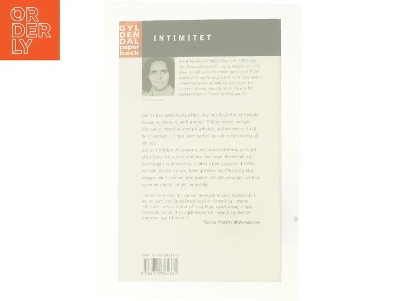 Billede 3 - Intimitet af Hanif Kureishi (Bog)