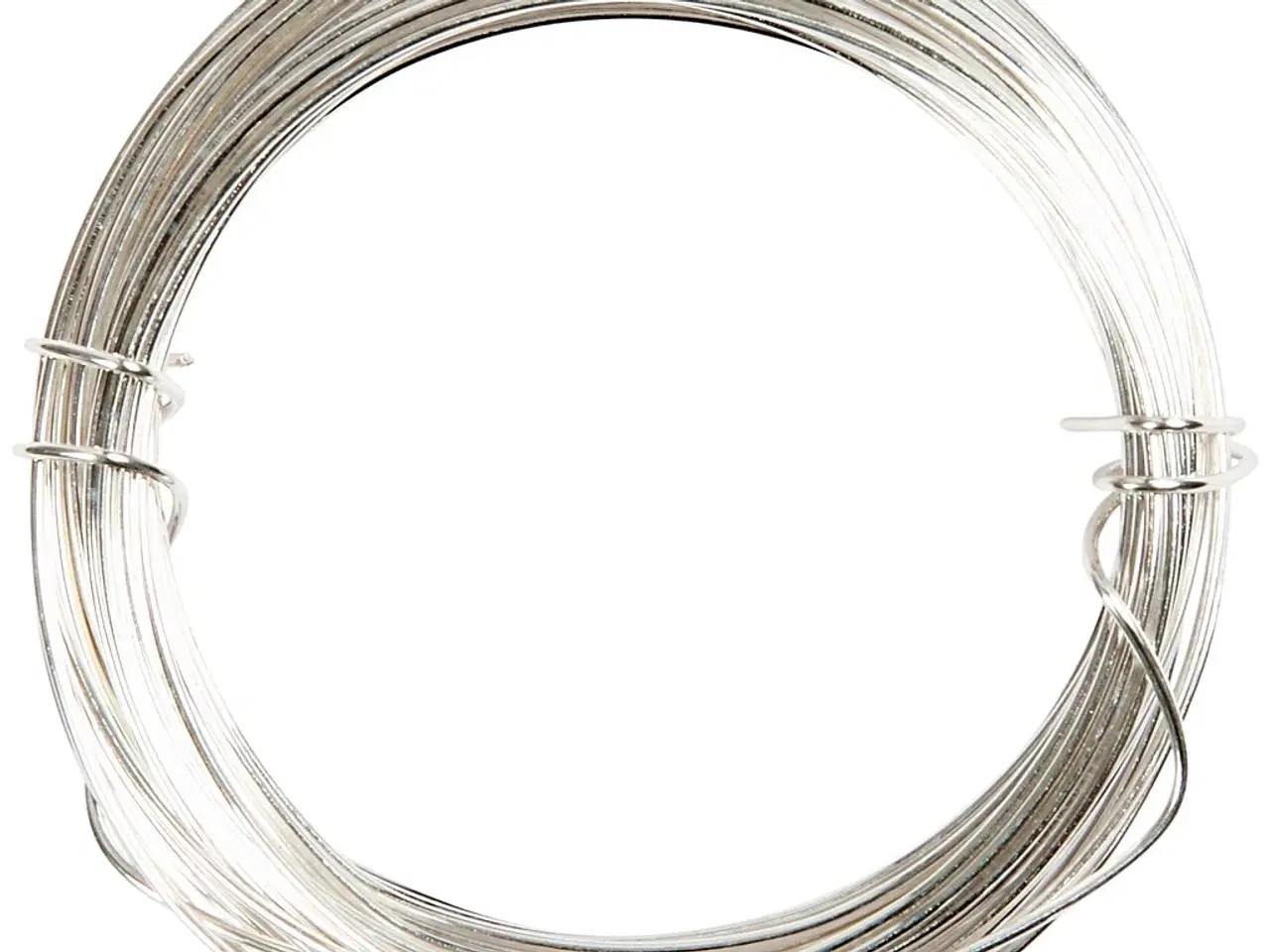 Billede 1 - Sølvtråd 0,8 mm - 6m til smykke- og håndarbejde