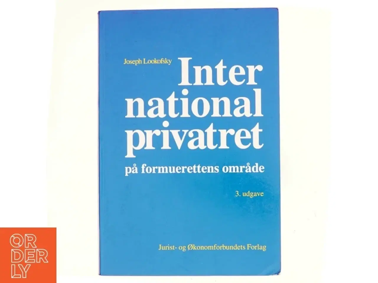 Billede 1 - International privatret på formuerettens område af Joseph M. Lookofsky (Bog)