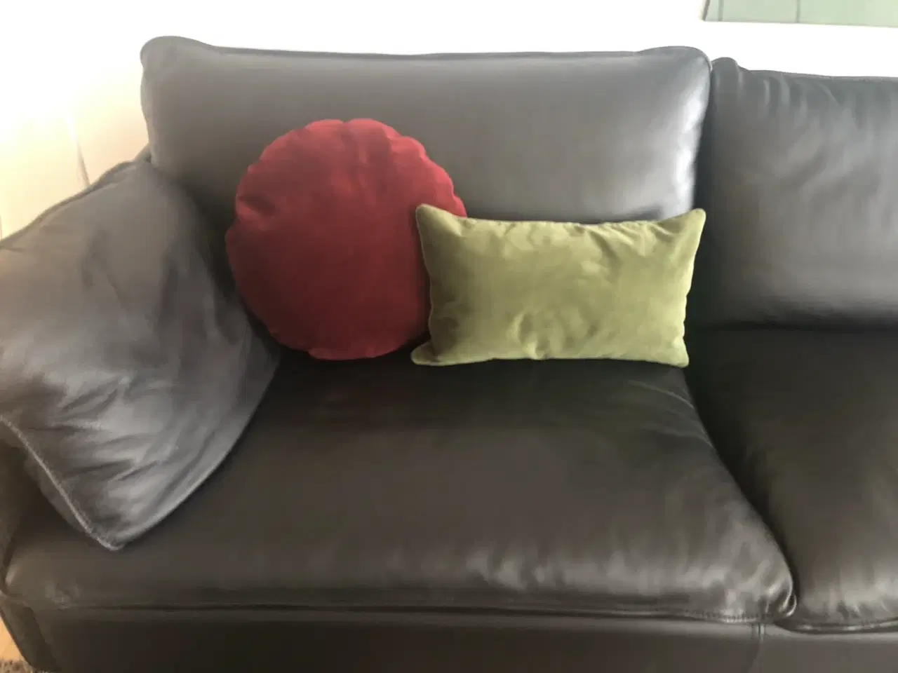 Billede 2 - Lædersofa i lækker dansk kvalitet.