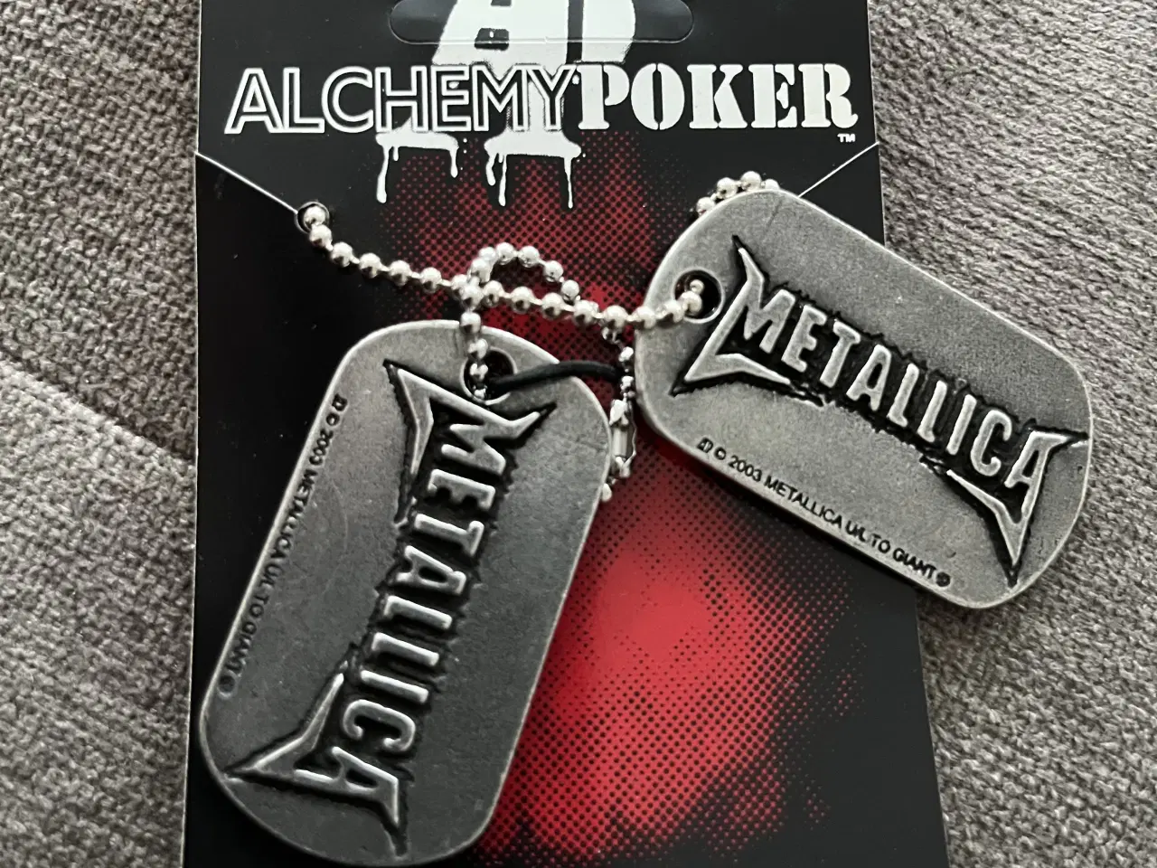 Billede 2 - Unisex “Metallica” dog tags med kæde