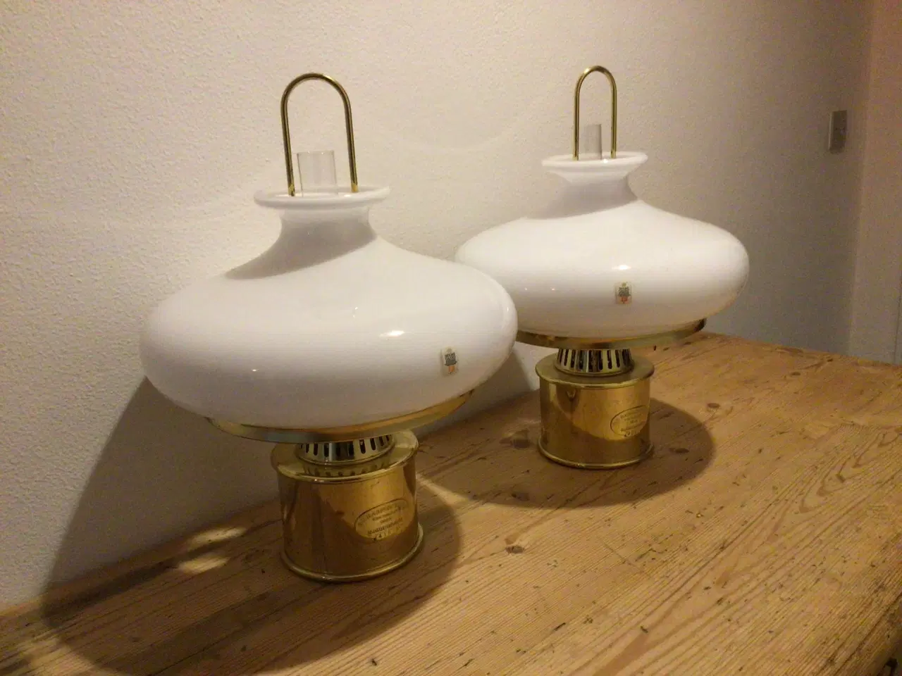 Billede 2 - Olielamper mrk. G.V.Harnisch nr. 4157 og nr. 4093