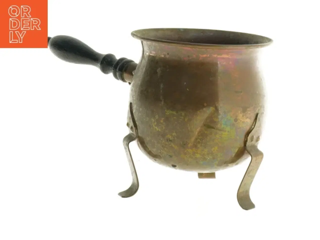 Billede 1 - Antik kobberkedel (str. 11 x 11 cm)