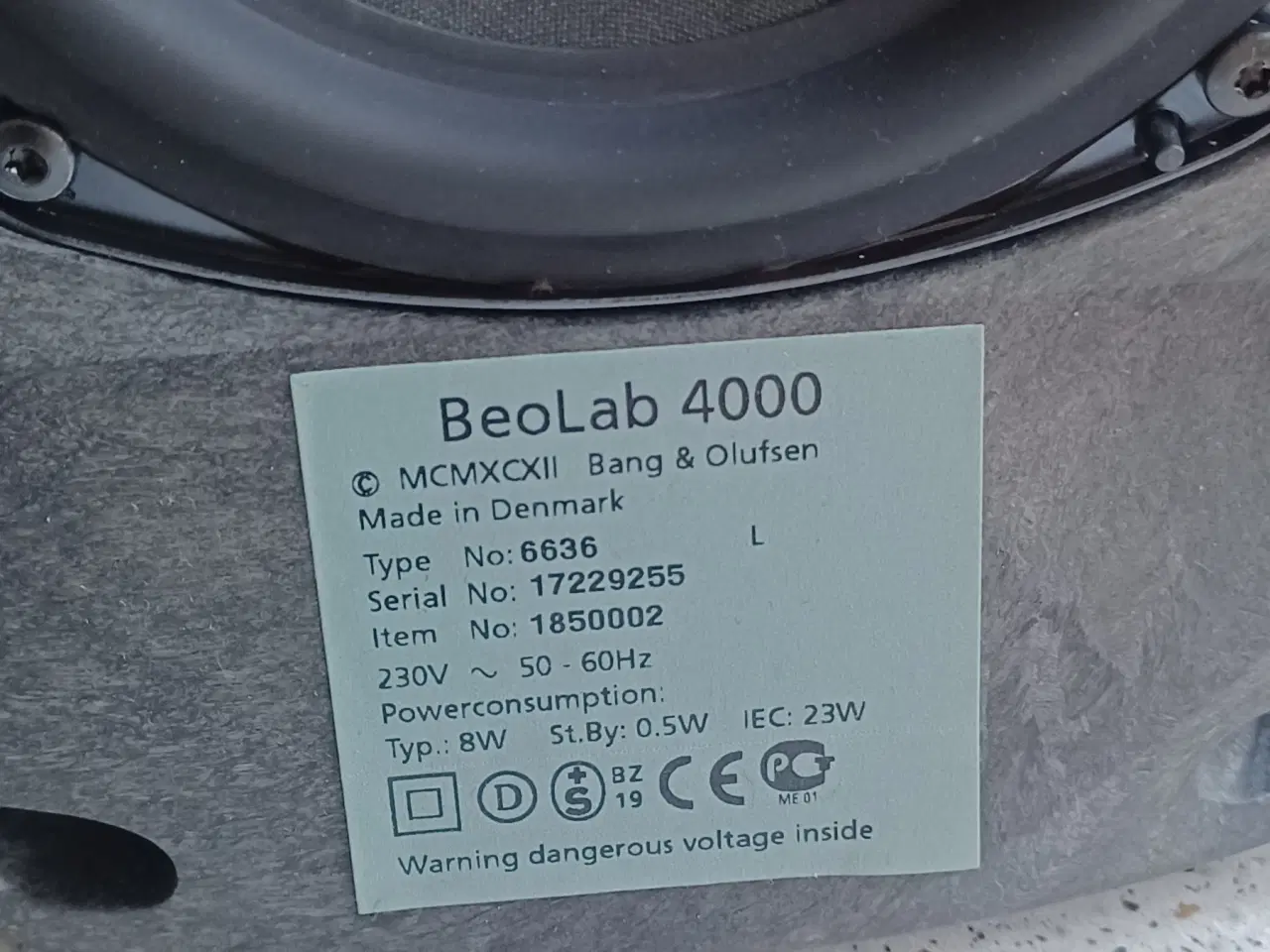 Billede 2 - Beolab 4000