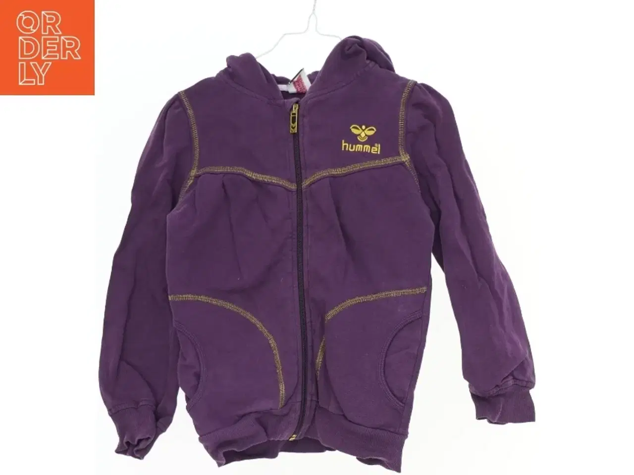 Billede 1 - Hættetrøje med lynlås fra Hummel (str. 122)