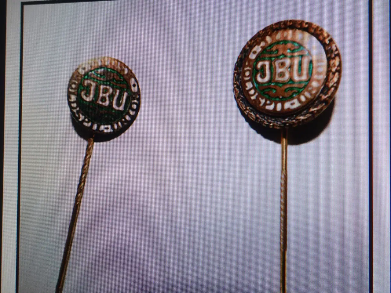 Billede 1 - Grønne JBU nål