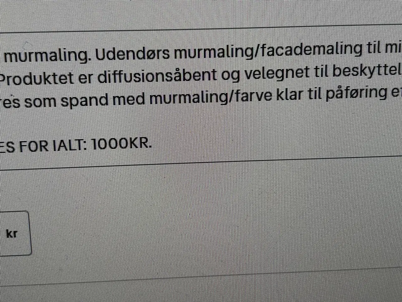 Billede 3 - JOTUN UDVENDIG MURMALING