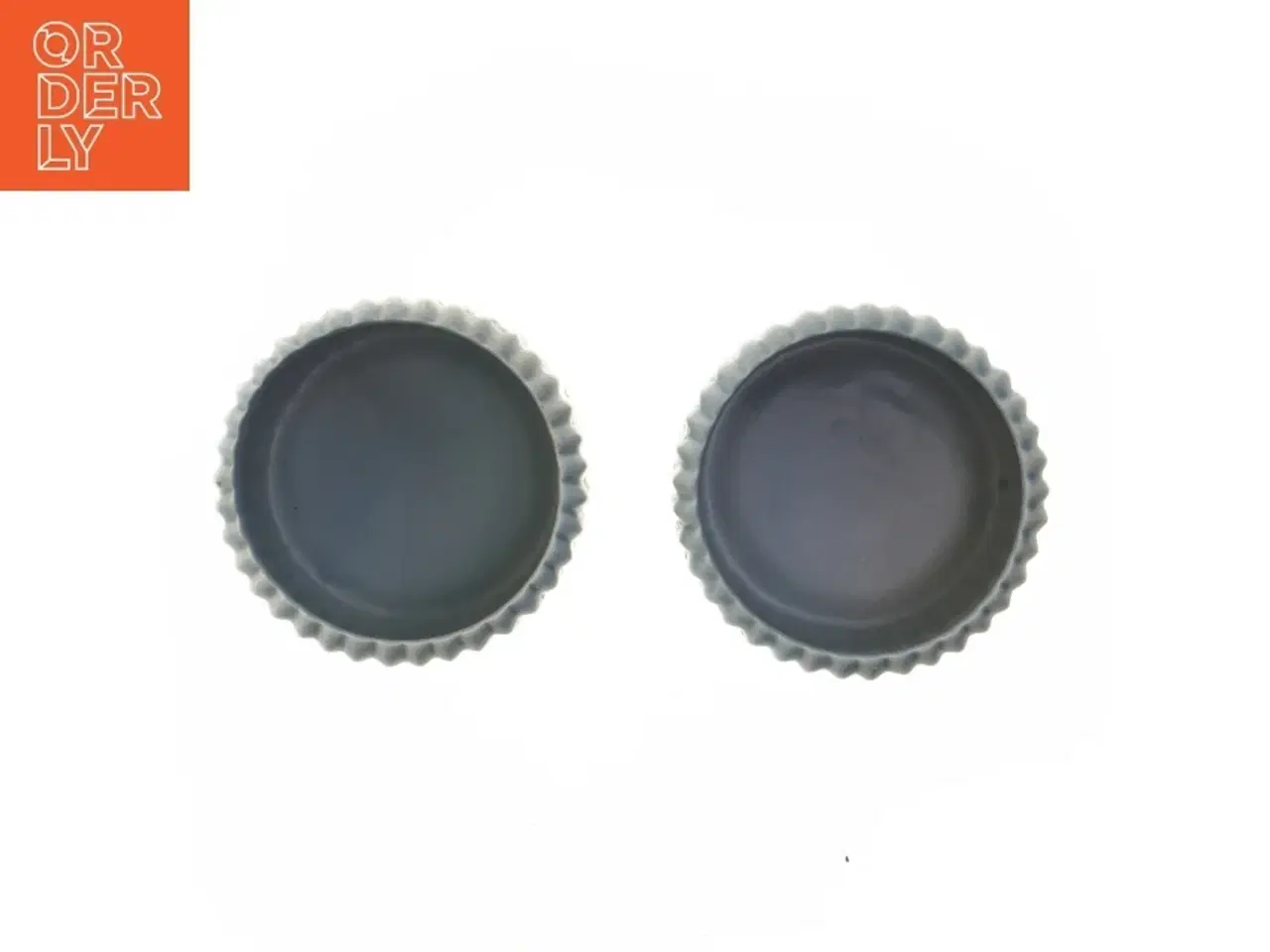 Billede 2 - Rillede grå potter (str. Ø 11 cm)