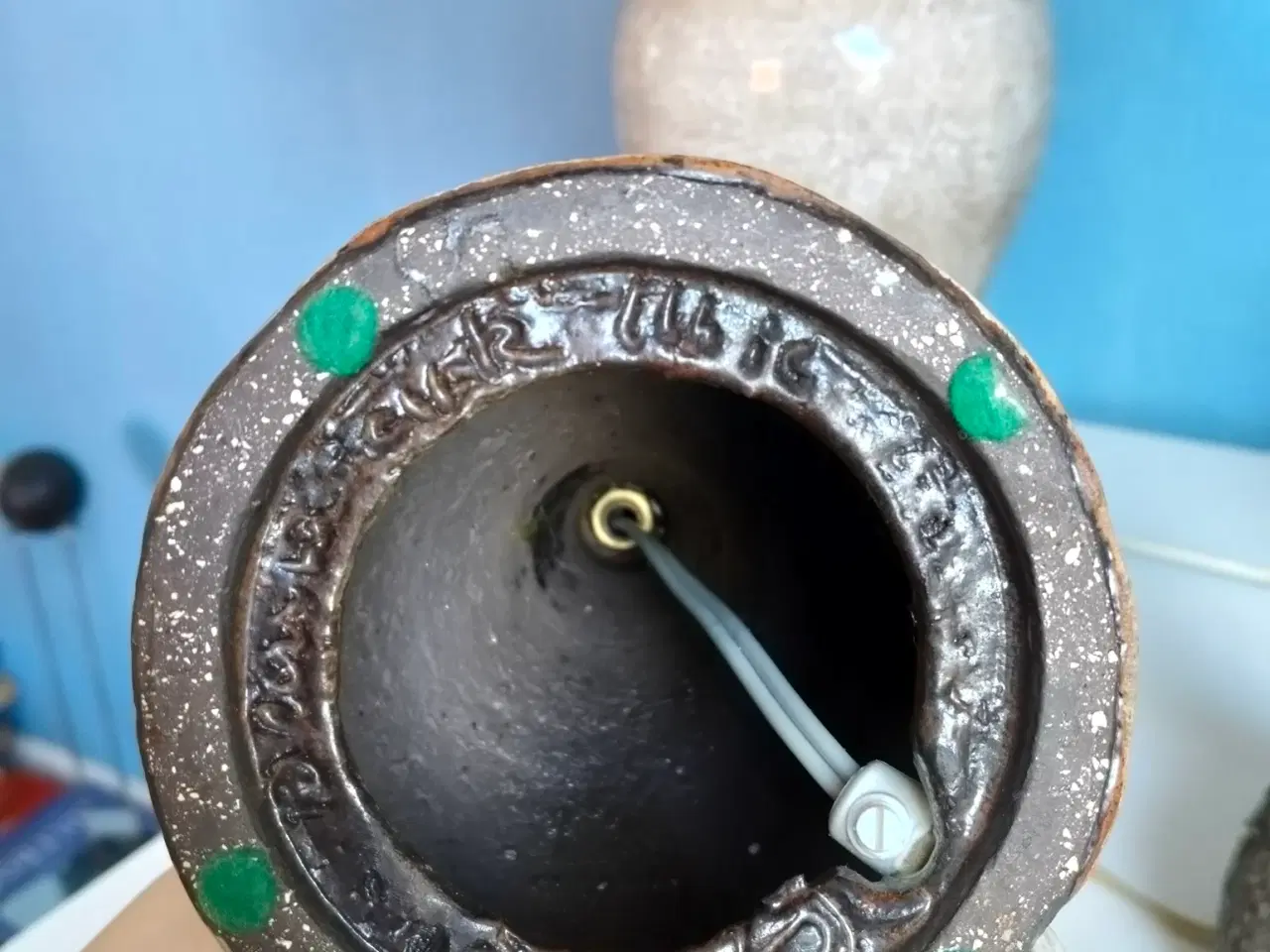 Billede 3 - 4 unikke lamper – dansk keramik, retro og rustik s
