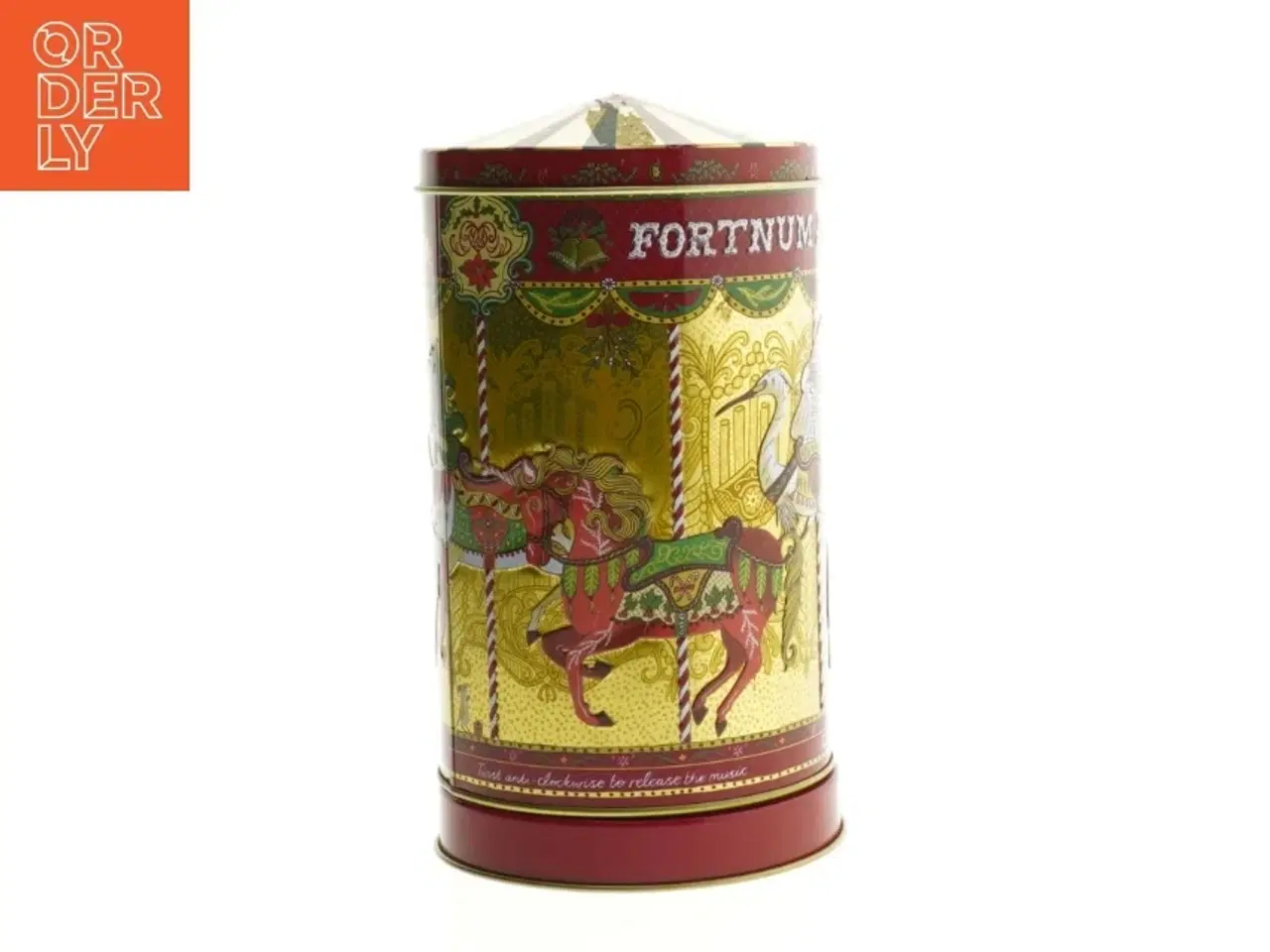 Billede 2 - dåse med karruseltema fra Fortnum Og Mason (str. 10 x 17 cm)