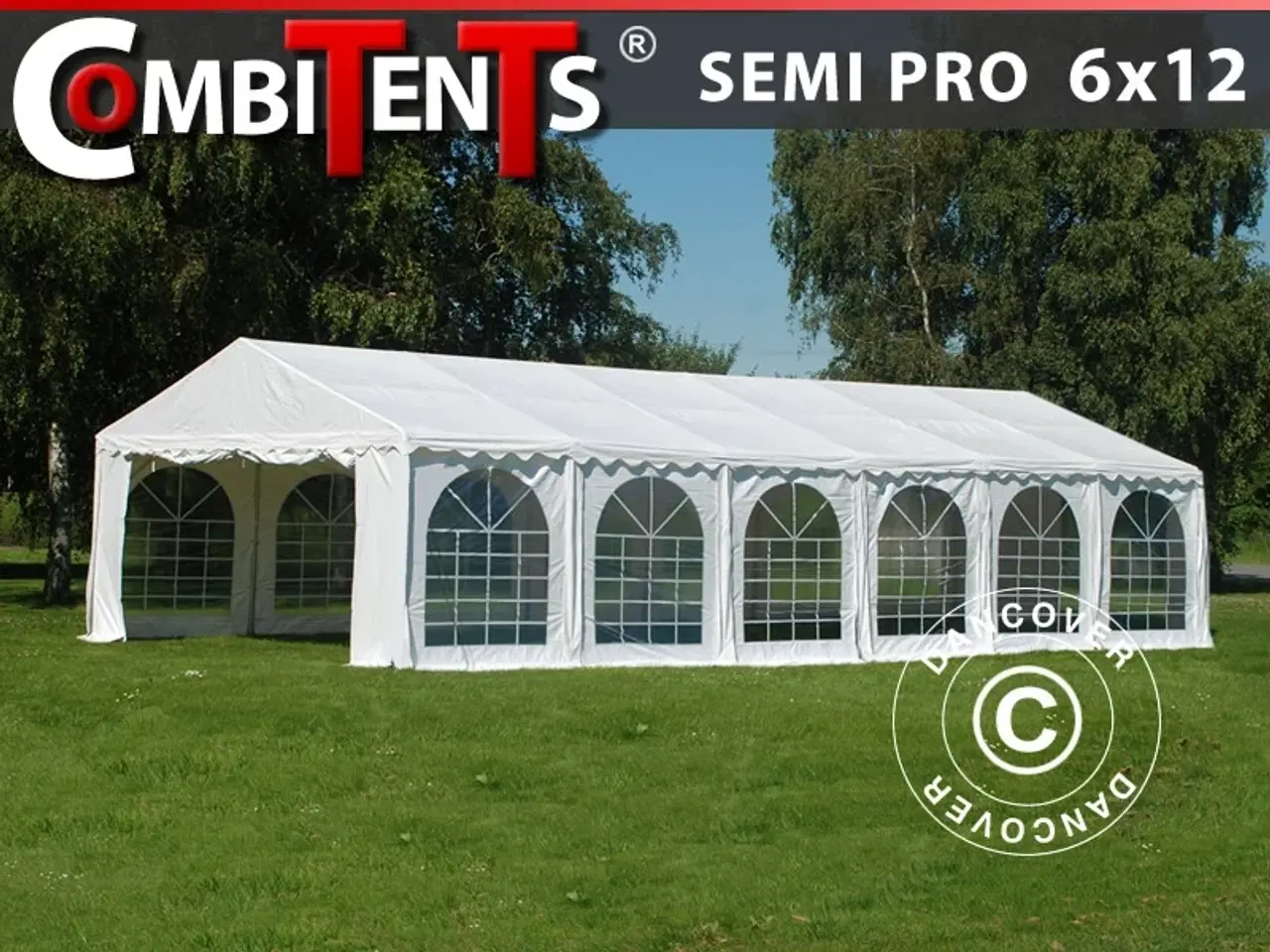 Billede 1 - Partytelt Festtelt, SEMI PRO Plus CombiTents® 6x12