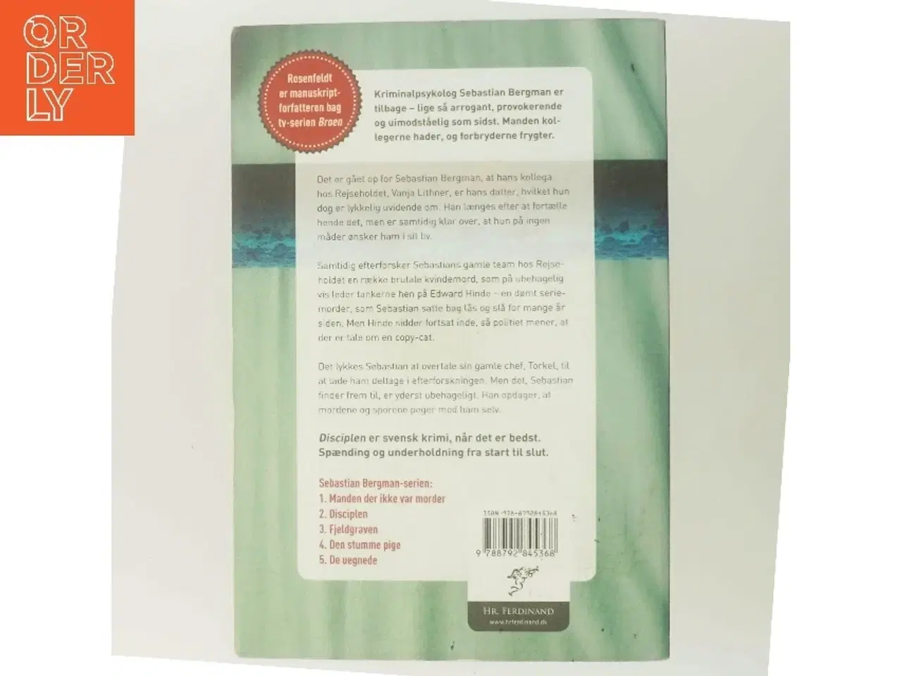 Billede 3 - Disciplen af Hjorth Rosenfeldt (Bog)