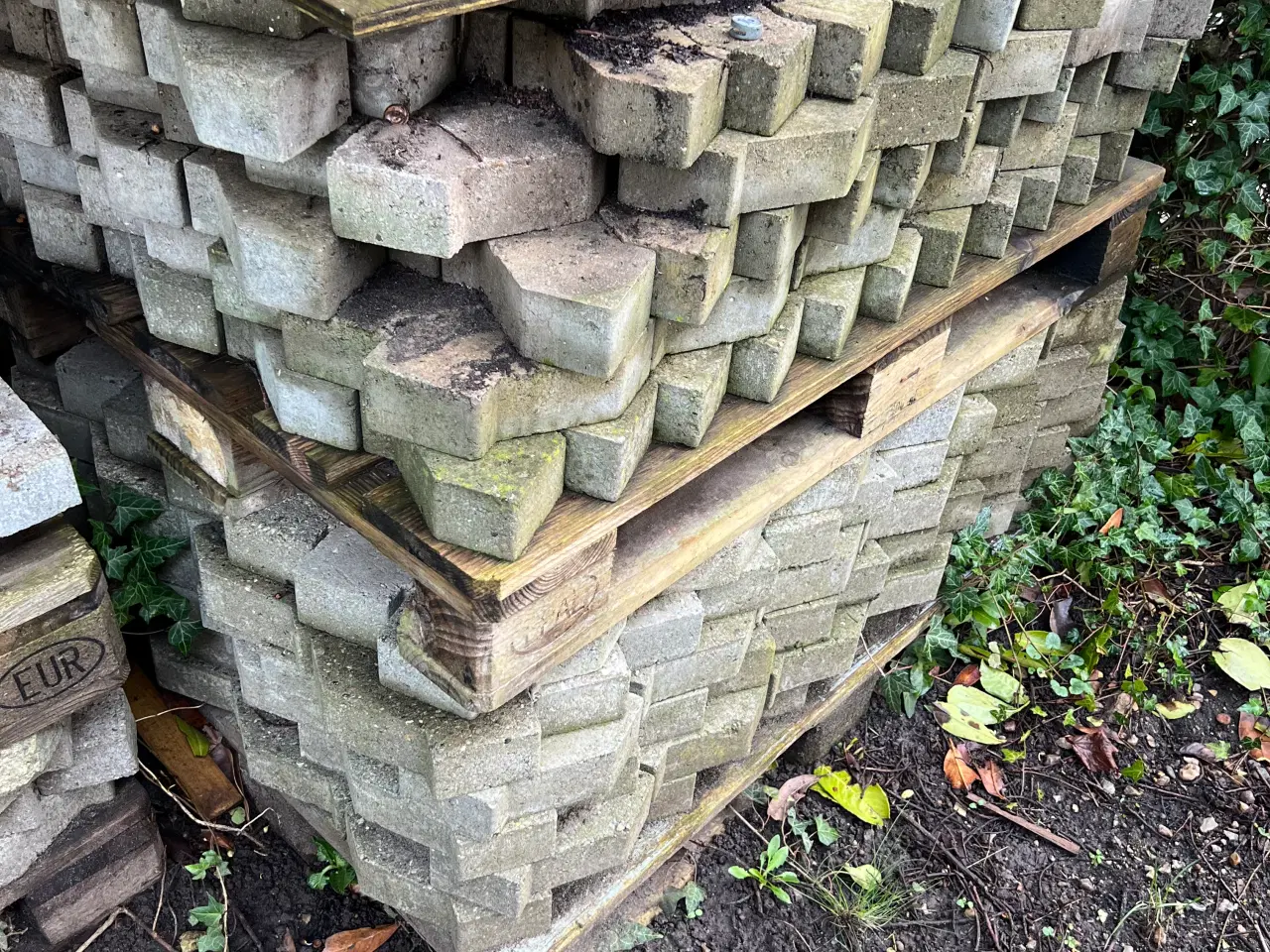 Billede 1 - SF belægningssten i 6cm incl kantsten