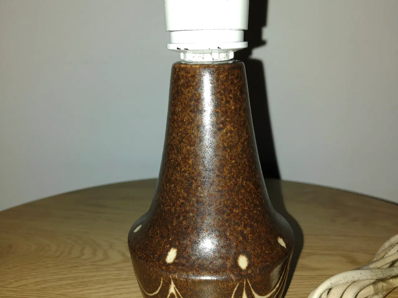 Billede 1 - Lille fin retro keramik bordlampe