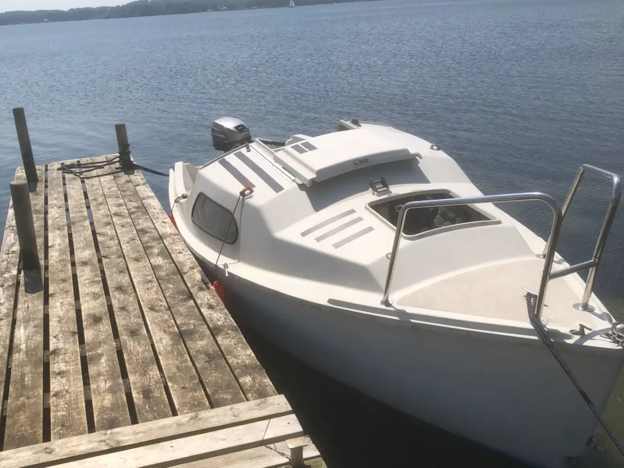 Billede 2 - Sejl båd med mast og 2 påhængs motor 
