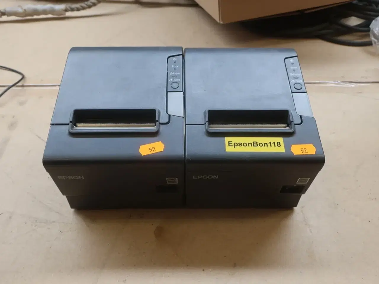 Billede 1 - 2 stk. bonprinter EPSON