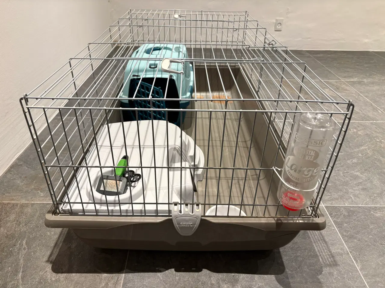 Billede 2 - Kaninbur med tilbehør