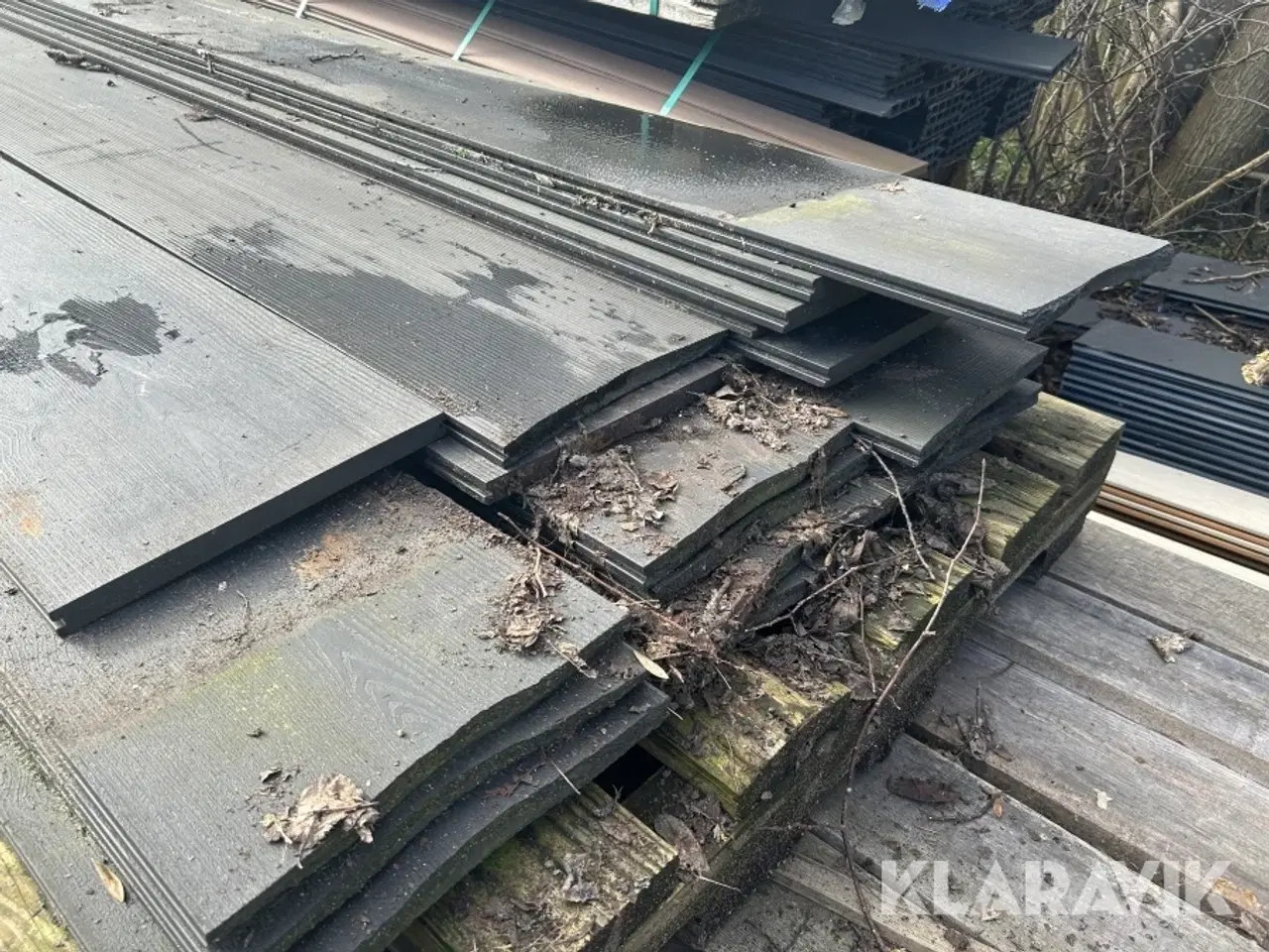 Billede 4 - Komposit terrassebrædder Kirkedahl Massiv 19 styk, ca 50m, 2 sortering