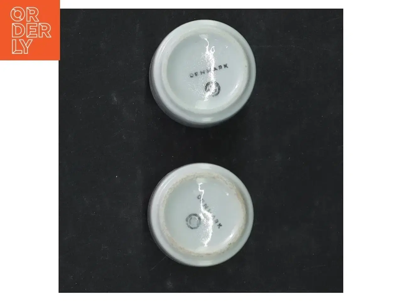 Billede 2 - Sæt af to Blåkant æggebægre (Royal Copenhagen) (3050)