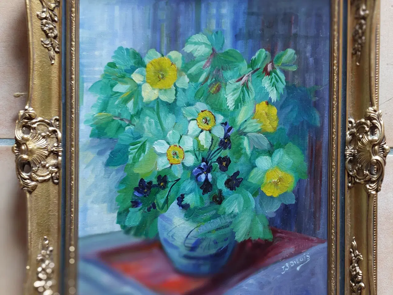 Billede 2 - I. B. DEBOIS - ( 1877 - 1970 )- oliemaleri