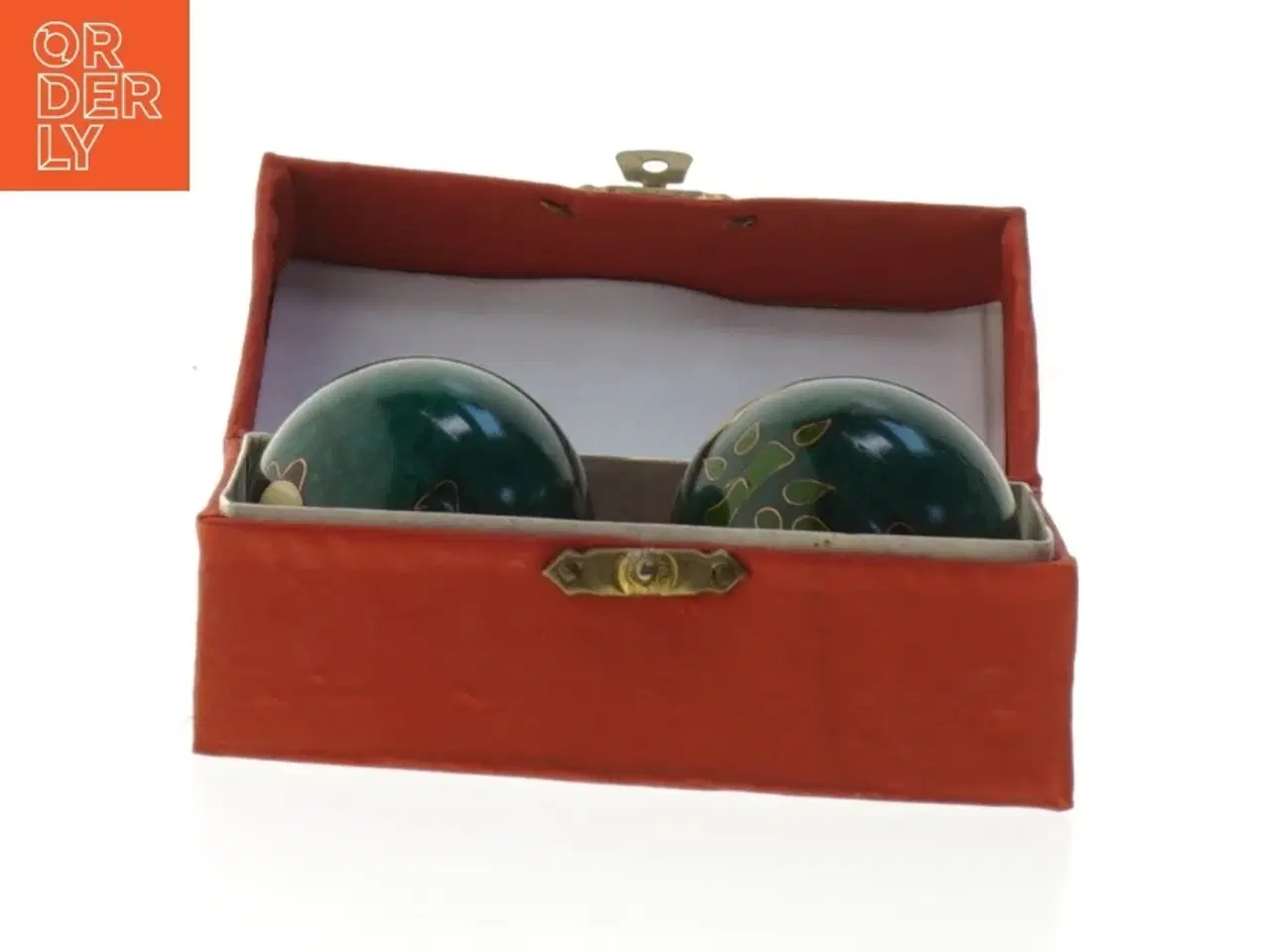 Billede 4 - Traditionelle håndterapi kugler i æske (str. 11,5x6,5 cm)