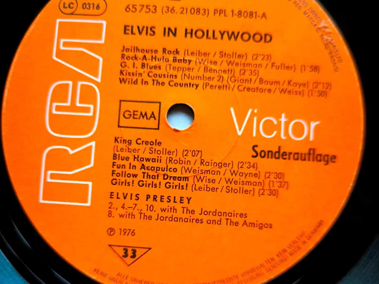 Billede 3 - LP, Elvis Presley, Elvis In Hollywood