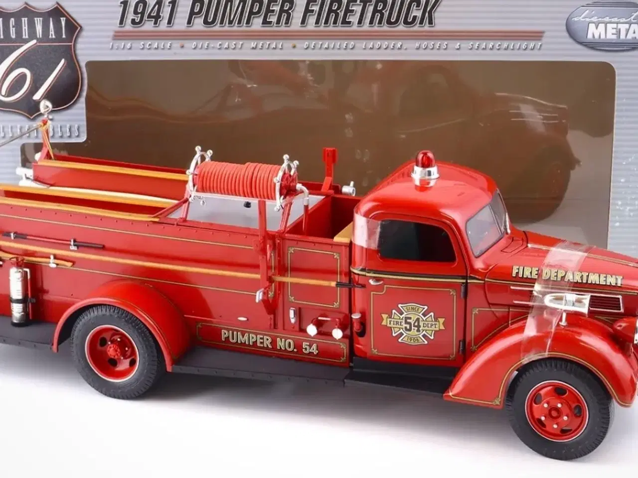Billede 2 - 1:16/1:18 Ford Pumper Fire Truck 1941 