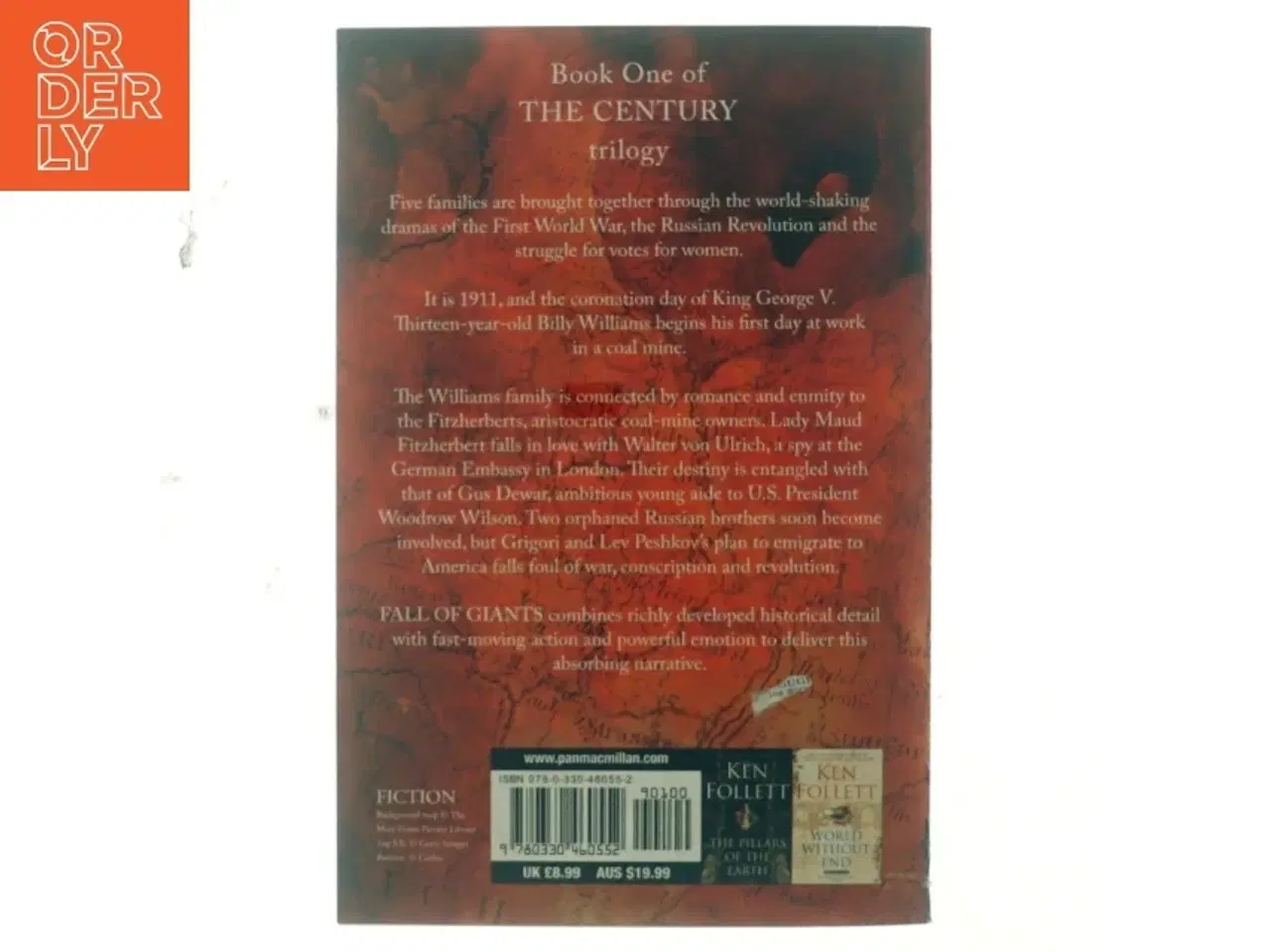 Billede 3 - Fall of giants : book one of the Century trilogy af Ken Follett (Bog)