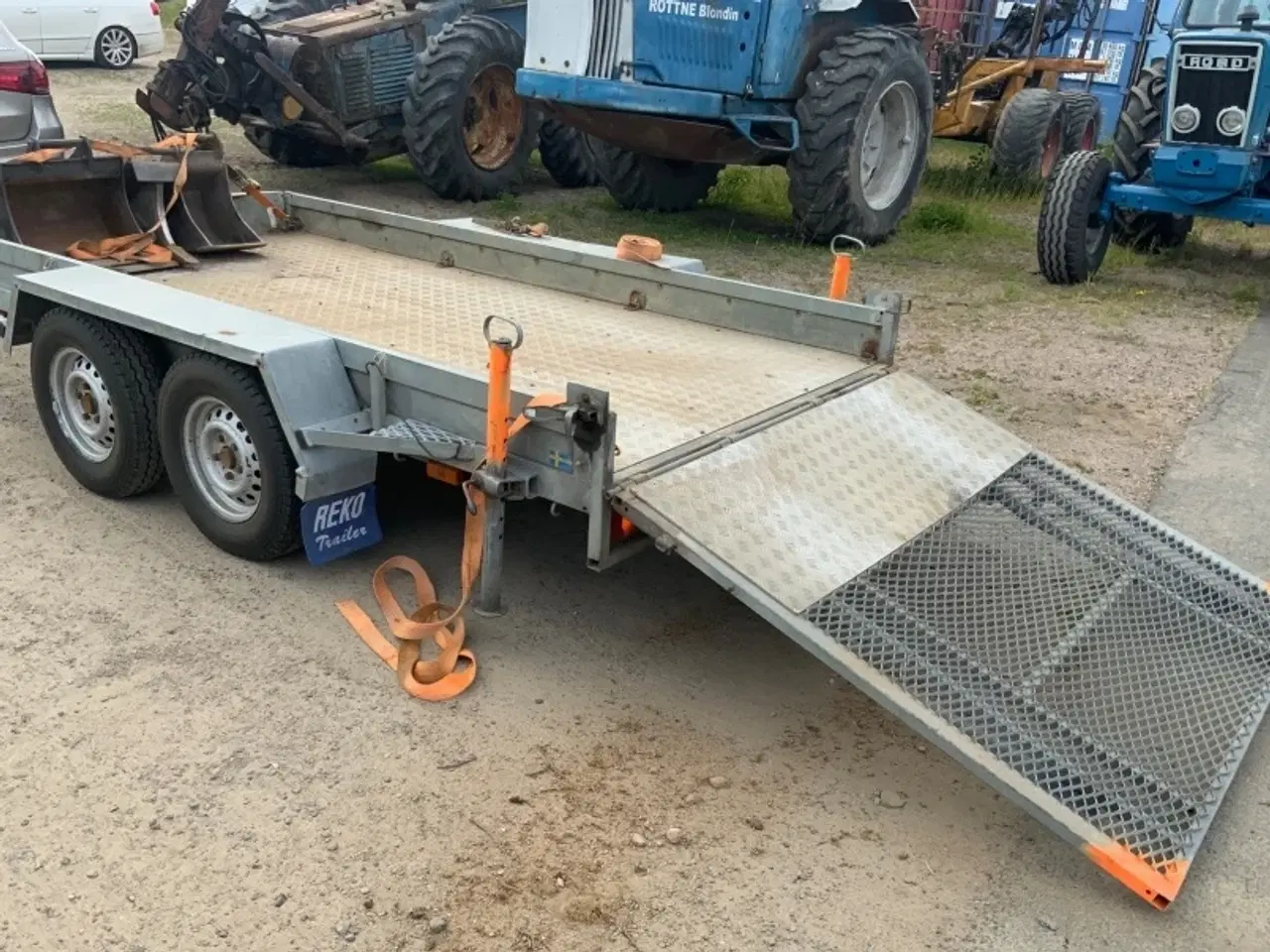 Billede 2 - Minigraver - Takeuchi TB014 med trailer