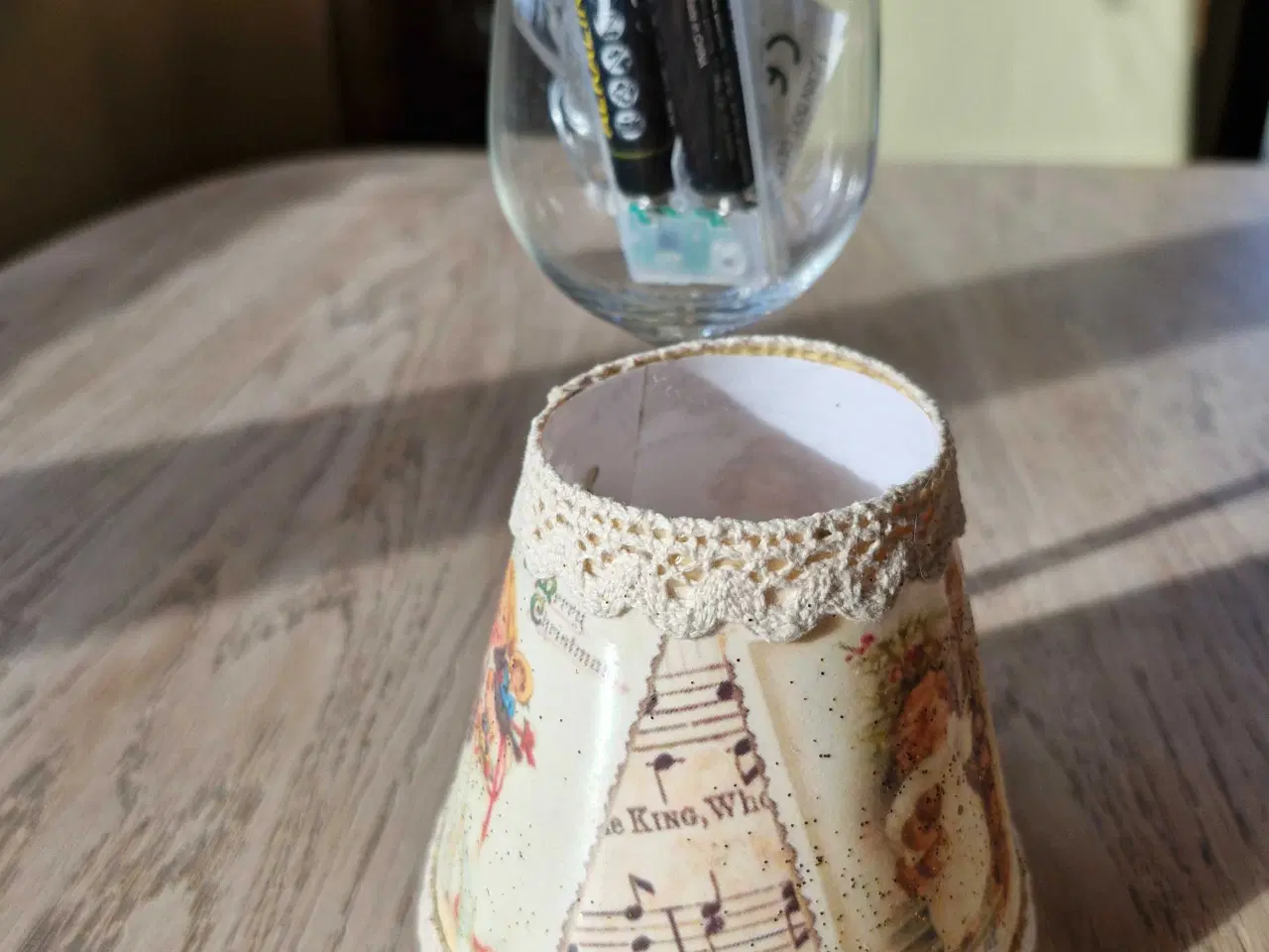 Billede 2 - Vintage Lampe skærm Handmade 