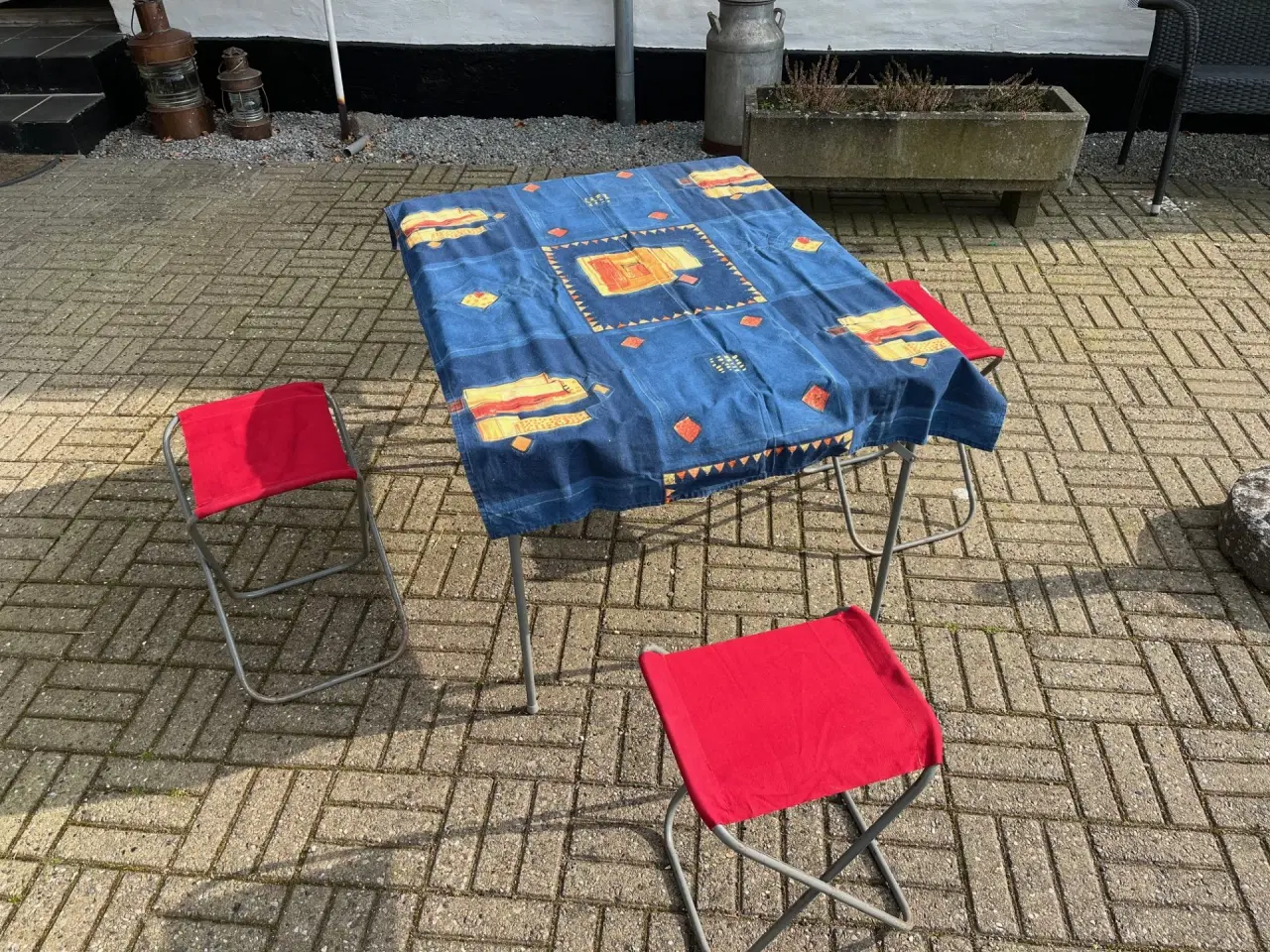 Billede 3 - reto campingbord med 4 klapstole