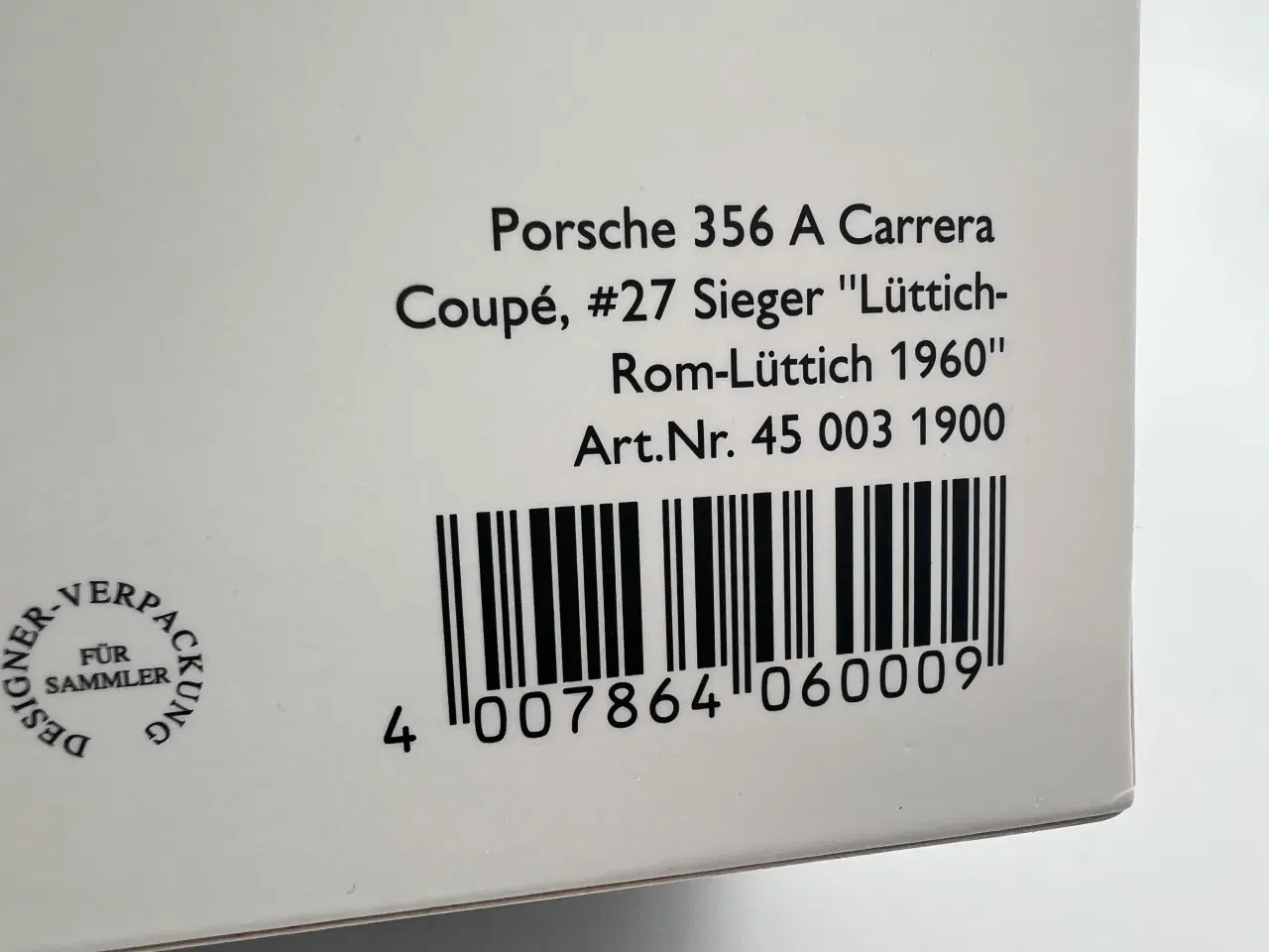 Billede 11 - 1960 Porsche 356 Carrera #27 - Schuco - 1:18 