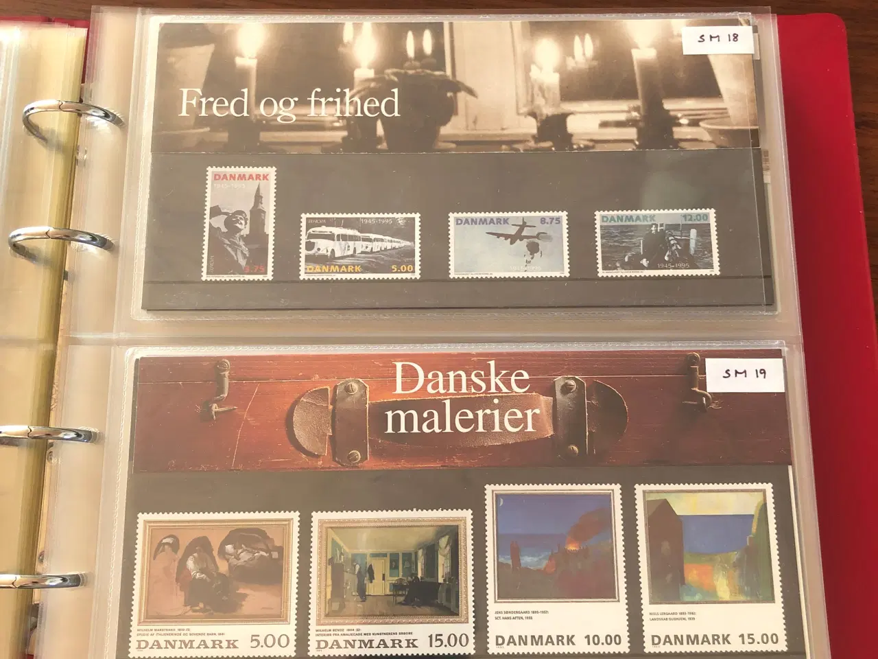 Billede 9 - Danmark postfriske souvenirmapper