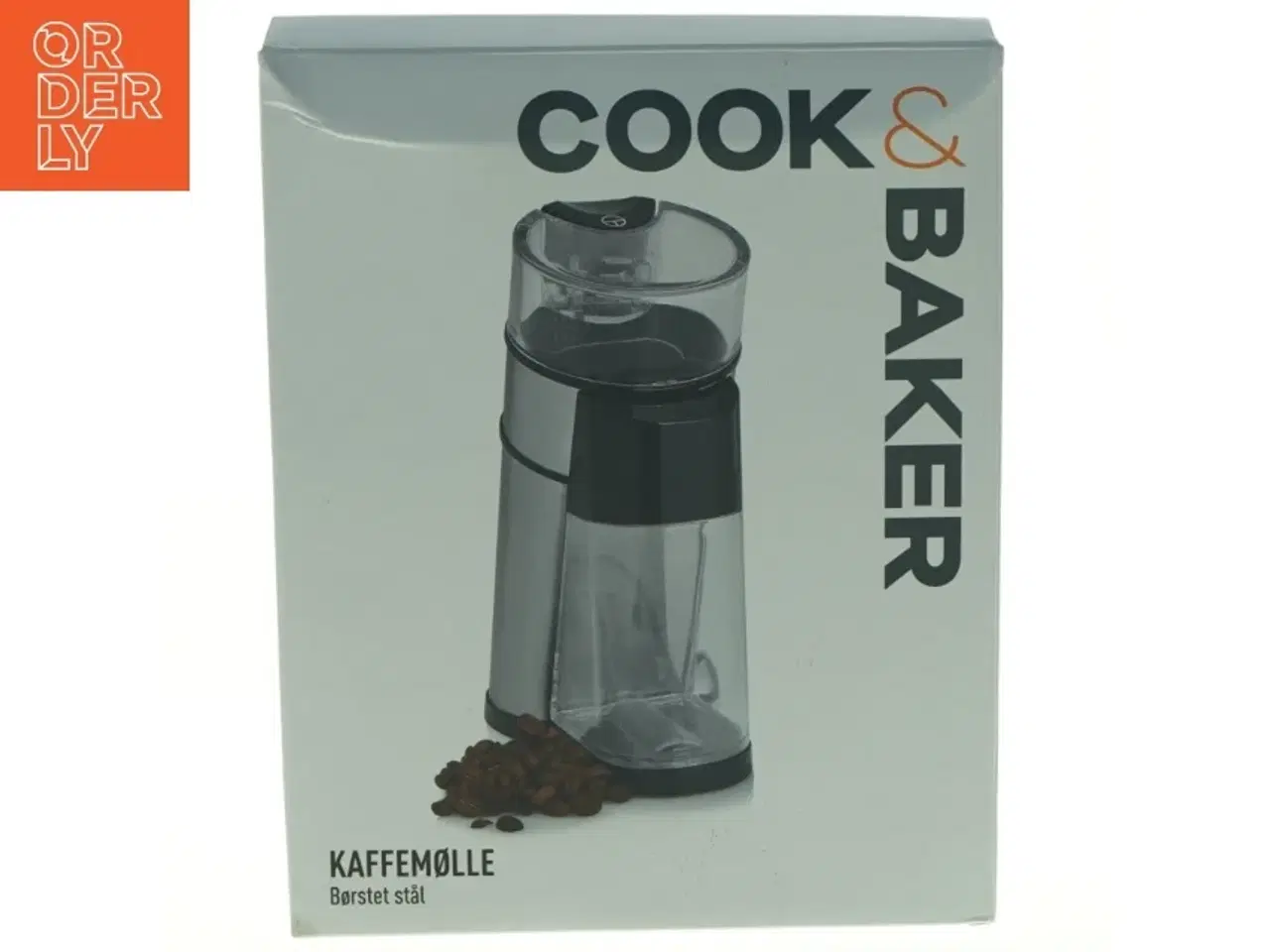 Billede 2 - El-kaffekværn i børstet stål fra Cook & Baker (str. 20 x 8 cm)