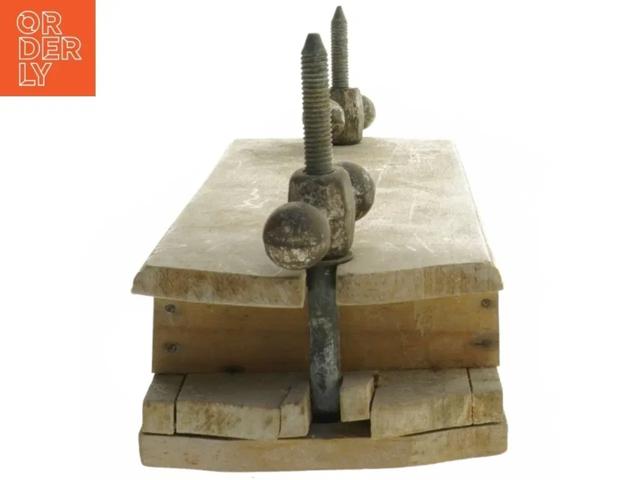 Billede 2 - Rullepølse presser / form i træ (str. 35x13 cm)