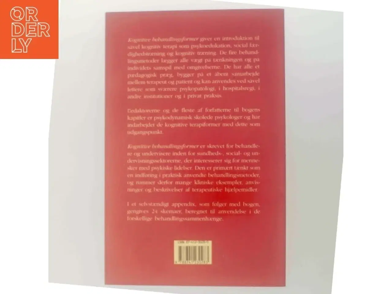 Billede 3 - Kognitive behandlingsformer : kognitiv terapi, social færdighedstræning, psykoedukation og kognitiv optræning. Appendix (Bog)