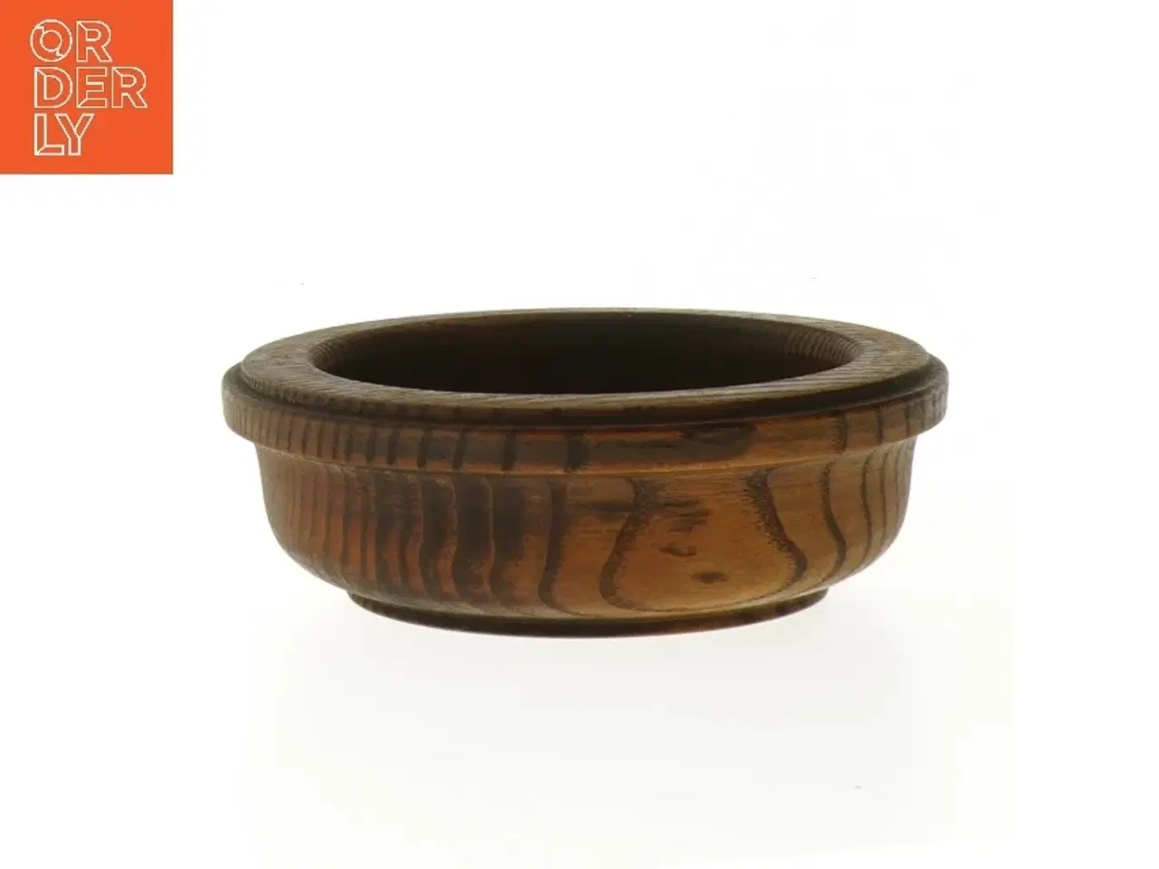 Billede 1 - Rund Drejet Teak træskål (str. Ø 13 cm)