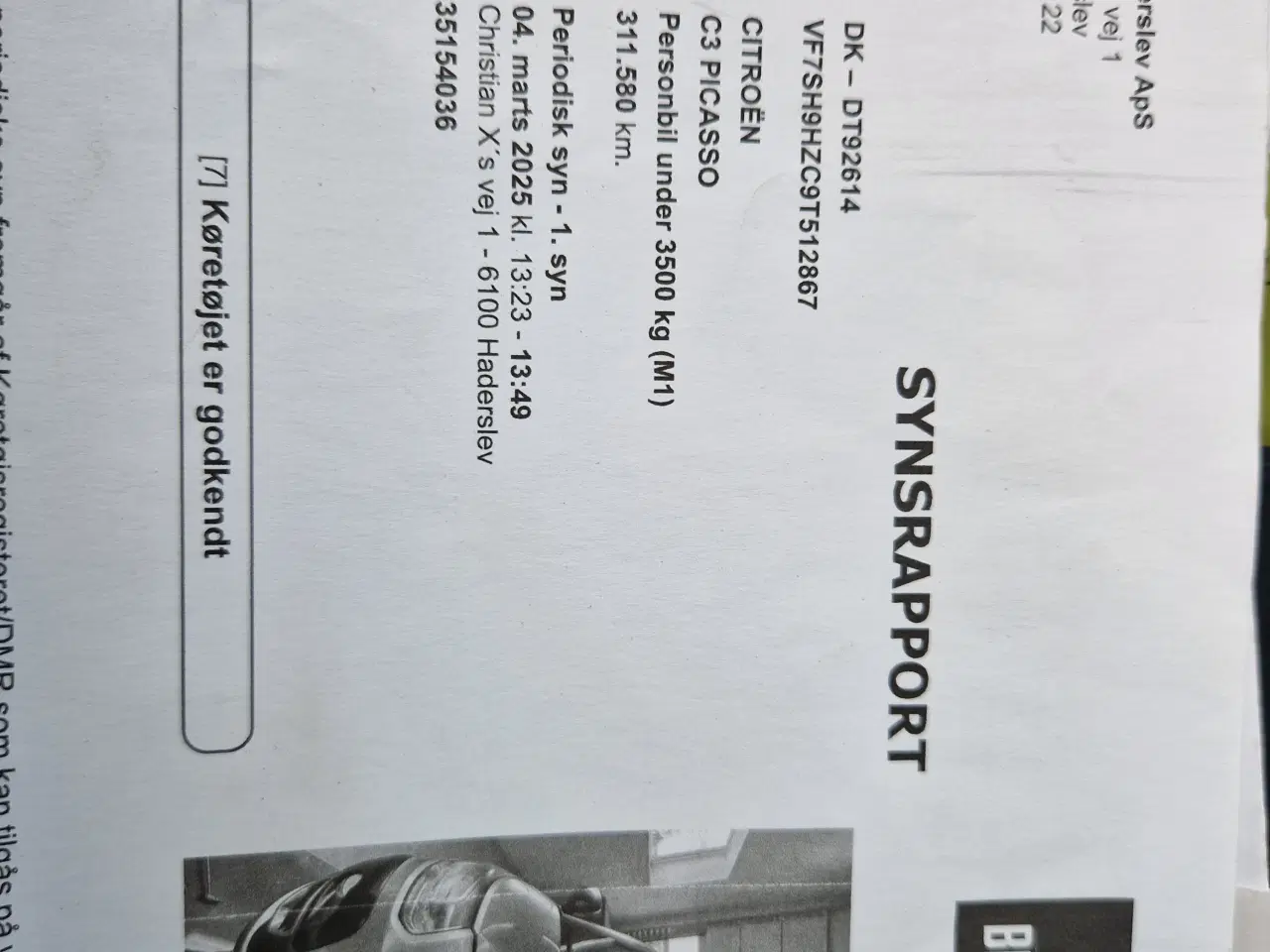 Billede 1 - Citroen C3 Picasso