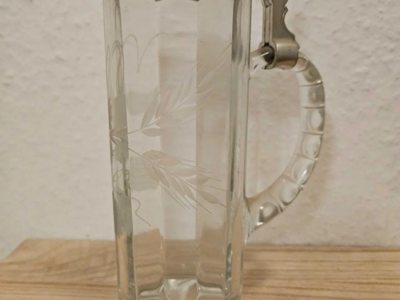 Billede 1 - Ølkrus i krystalglas