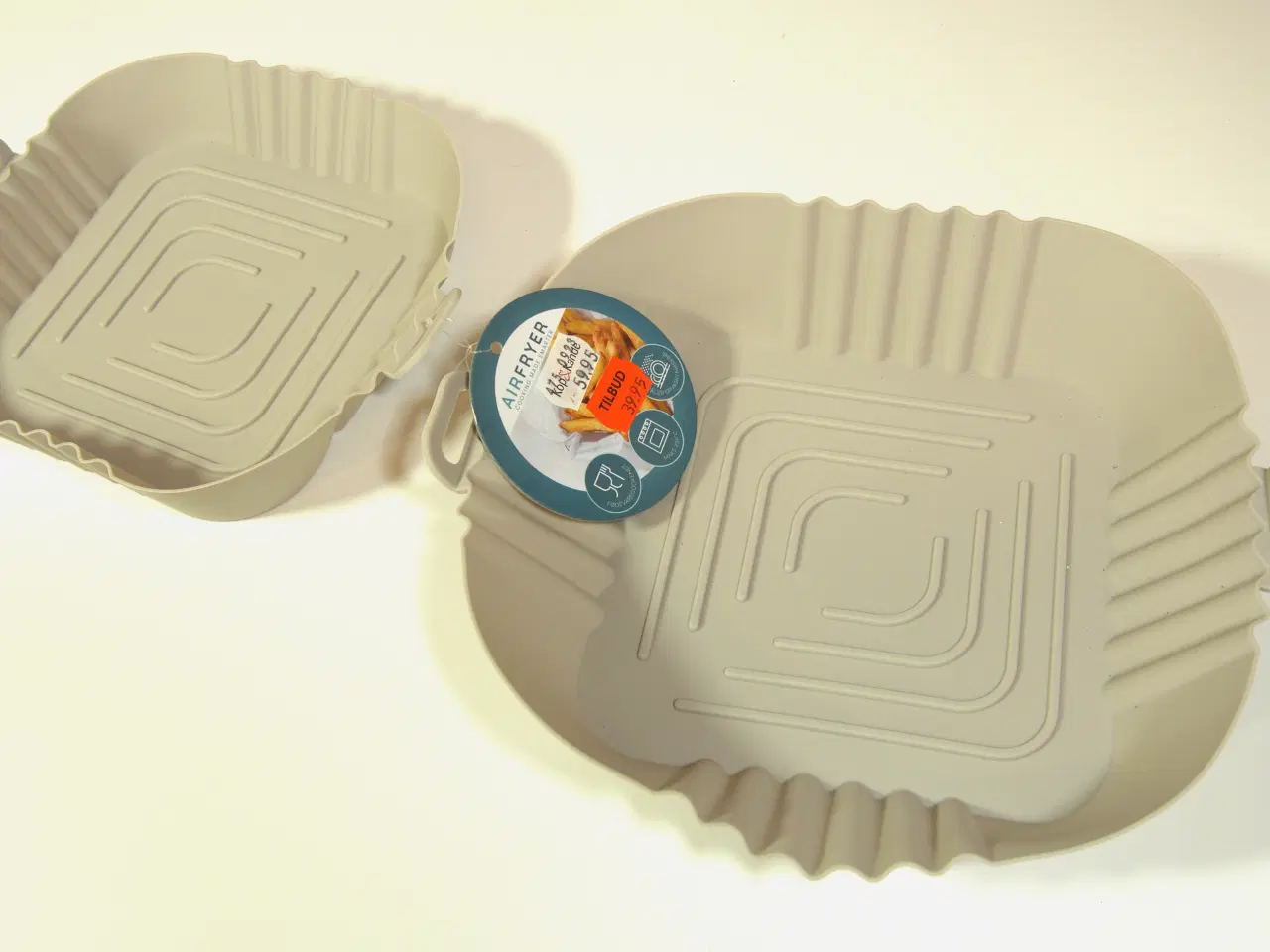 Billede 2 - Airfryer silikoneforme, tåler maskinopvask.