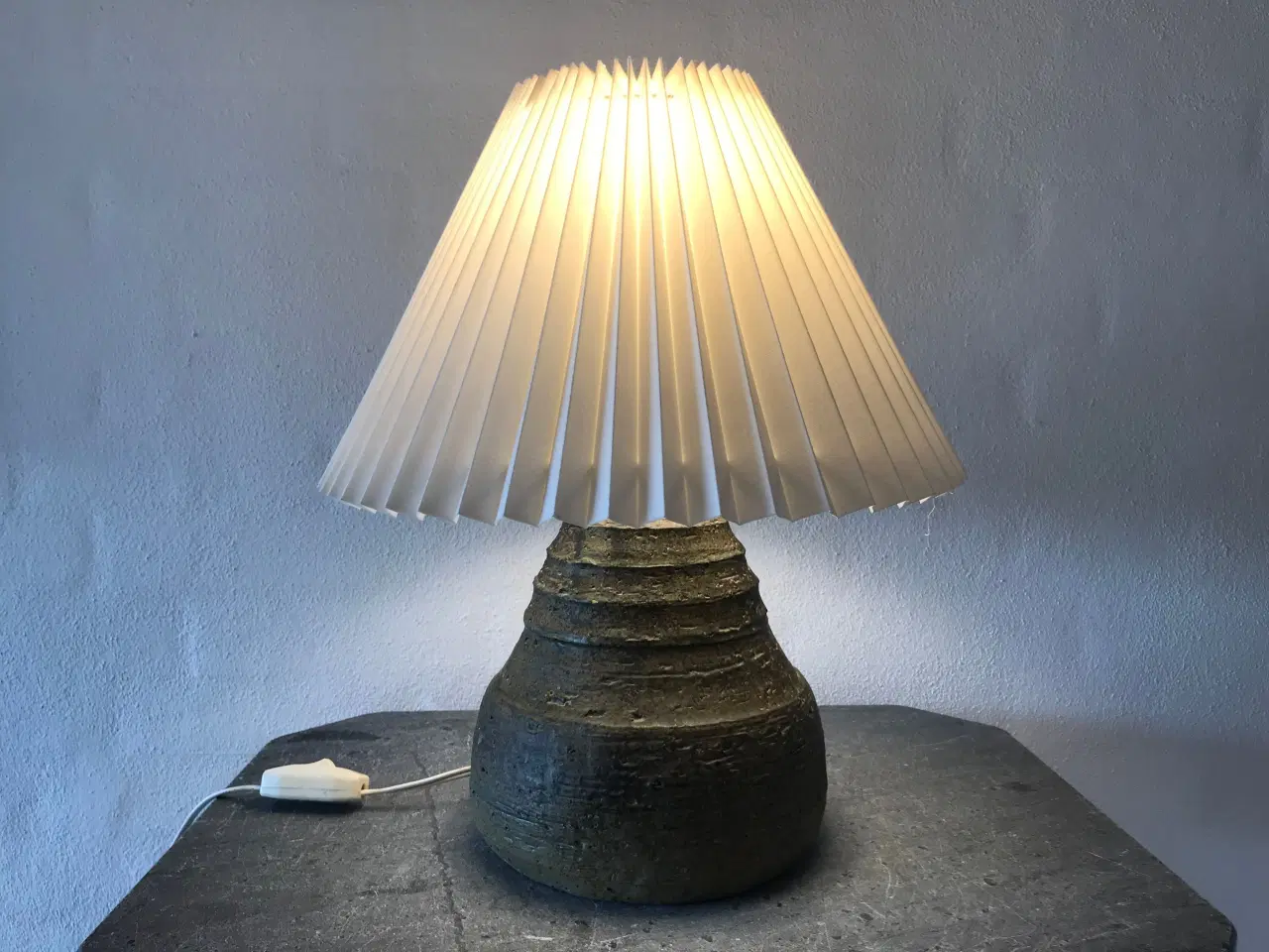 Billede 1 - Lampe, unika keramik (retro)