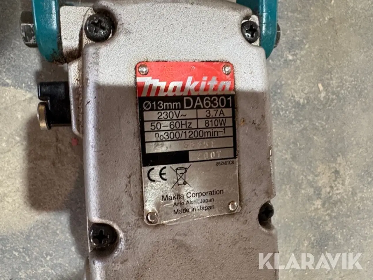 Billede 12 - Vinkelboremaskiner Makita DA6301