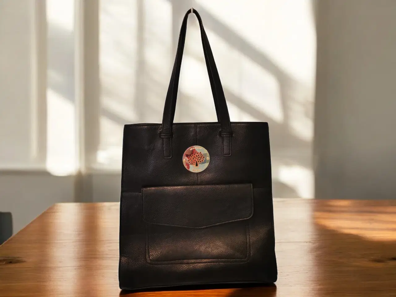 Billede 1 - Elegant sort dametaske 